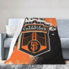 san francisco giants blanket sherpa blankets throw blankets plush blanket v19