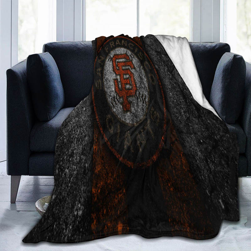 San Francisco Giants Blankets Sherpa Blanket Throw Blanket Plush Blanket