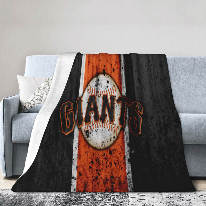 San Francisco Giants Blankets Sherpa Blanket Throw Plush Blanket