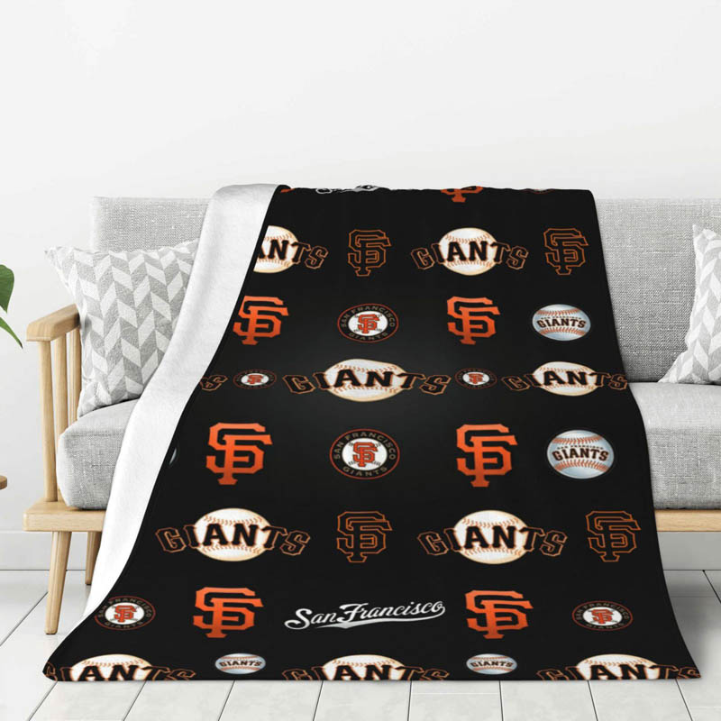 San Francisco Giants Blankets Sherpa Blankets Throw Blankets Plush Blankets