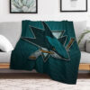 san jose sharks blankets sherpa blanket throw blanket plush blanket v3