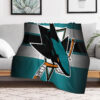 san jose sharks blankets sherpa blanket throw plush blanket v18