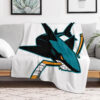 san jose sharks blankets sherpa blanket throw plush blanket v4