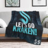 seattle kraken blankets fleece blankets throw blankets plush blanket v7