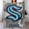 seattle kraken blankets sherpa blanket throw blankets plush blanket v5