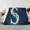 seattle mariners blanket fleece blanket throw plush blanket v14