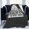 seattle mariners blanket fleece blankets throw blanket plush blanket v26