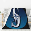 seattle mariners blanket fleece blankets throw blankets plush blanket v32