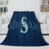 seattle mariners blanket sherpa blanket throw blanket plush blanket v36