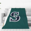 seattle mariners blanket sherpa blanket throw plush blankets v39