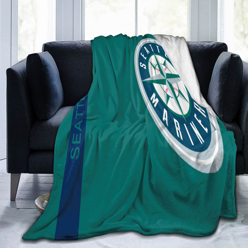 Seattle Mariners Blanket Sherpa Blankets Throw Plush Blankets