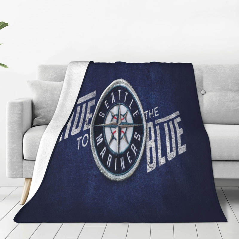 Seattle Mariners Blanket Sherpa Blankets Throw Plush Blankets