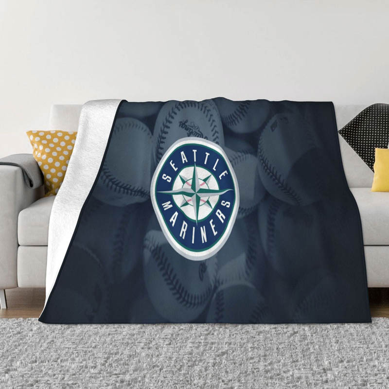 Seattle Mariners Blanket Sherpa Blankets Throw Plush Blankets