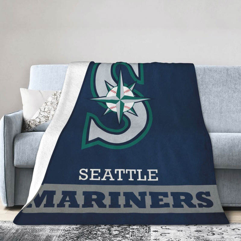 Seattle Mariners Blankets Fleece Blanket Throw Blankets Plush Blanket