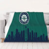 seattle mariners blankets fleece blanket throw plush blanket v1