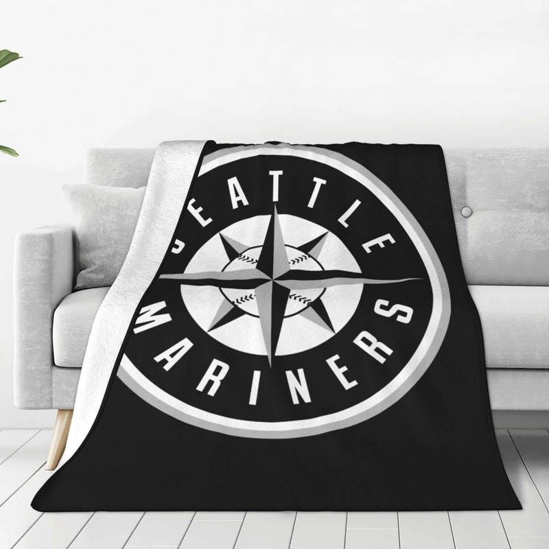 Seattle Mariners Blankets Fleece Blanket Throw Plush Blanket
