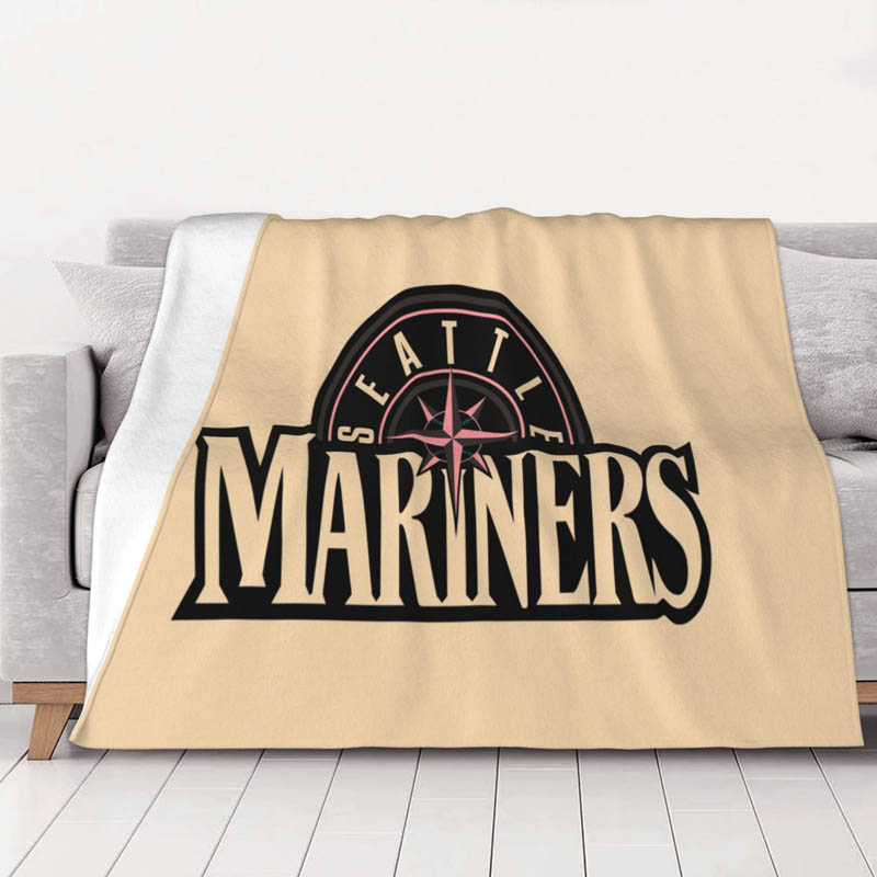 Seattle Mariners Blankets Fleece Blanket Throw Plush Blankets