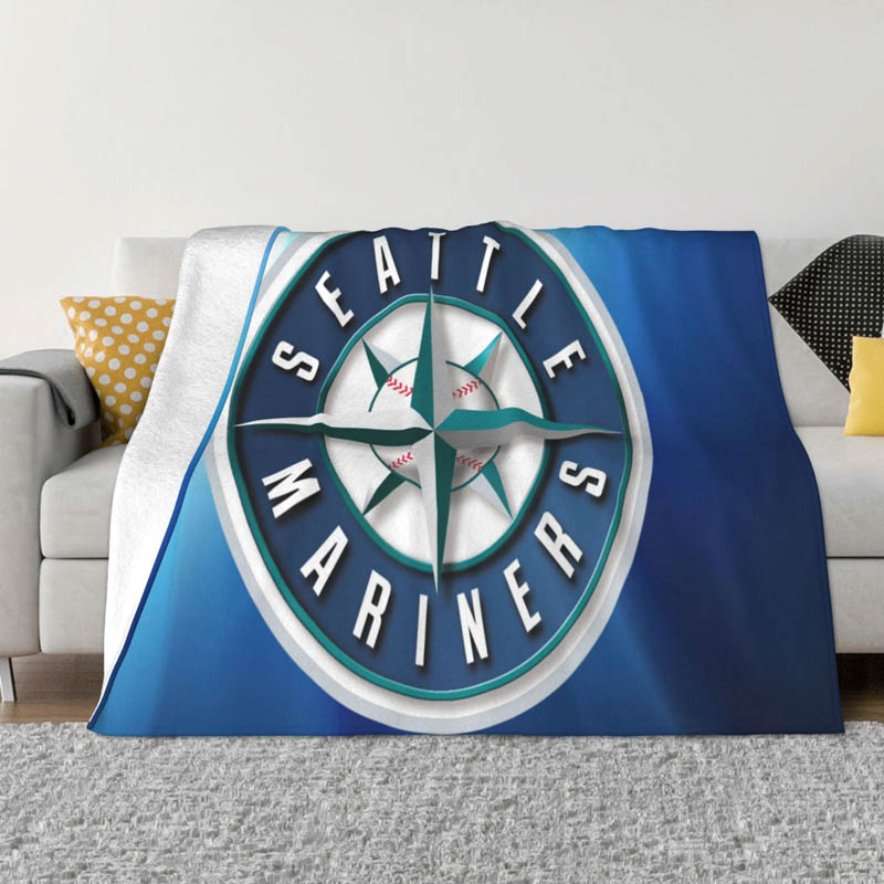 Seattle Mariners Blankets Fleece Blankets Throw Blankets Plush Blanket