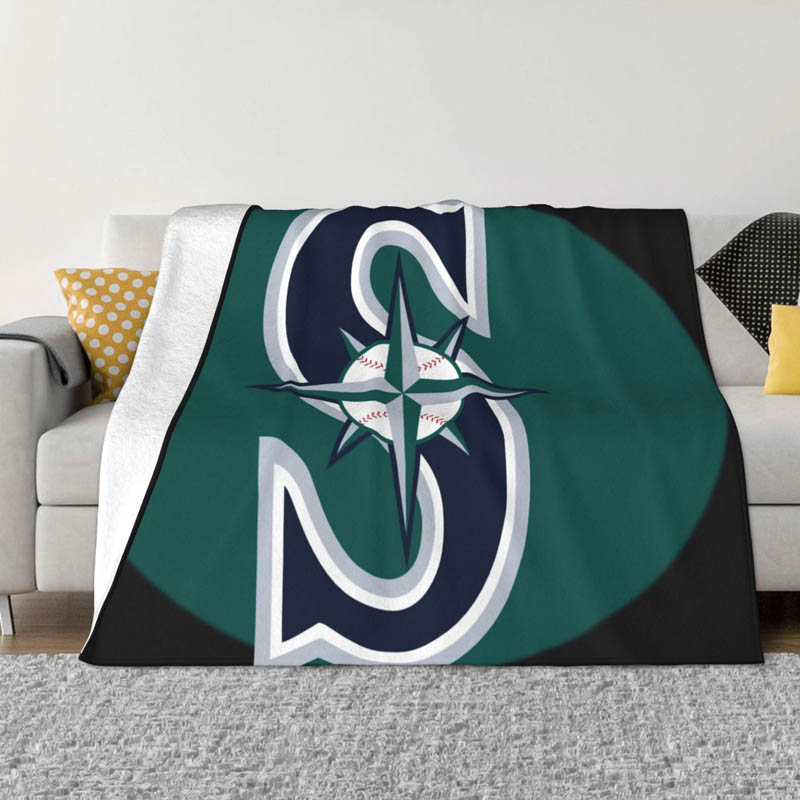 Seattle Mariners Blankets Sherpa Blankets Throw Plush Blanket