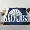 seattle mariners blankets sherpa blankets throw plush blanket v31