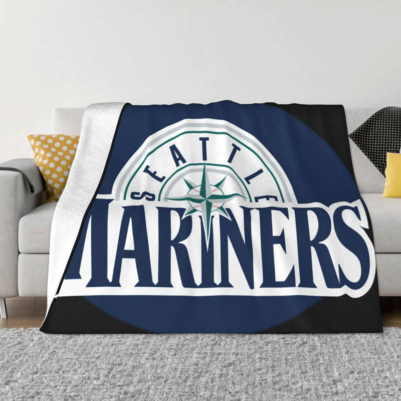 Seattle Mariners Blankets Sherpa Blankets Throw Plush Blanket