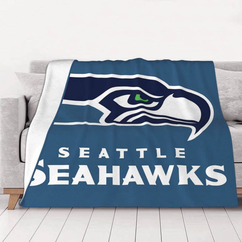 Seattle Seahawks Blanket Sherpa Blanket Throw Blankets Plush Blankets