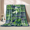 seattle seahawks blanket sherpa blankets throw blanket plush blanket v2