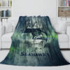 seattle seahawks blankets fleece blankets throw blanket plush blanket v21