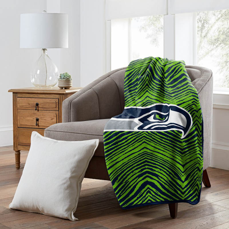 Seattle Seahawks Blankets Sherpa Blanket Throw Plush Blankets