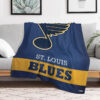 st louis blues blanket fleece blankets throw blanket plush blanket v13