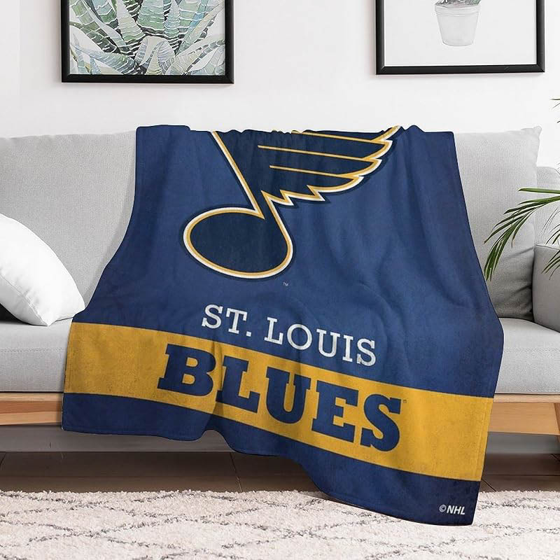St Louis Blues Blanket Fleece Blankets Throw Blanket Plush Blanket