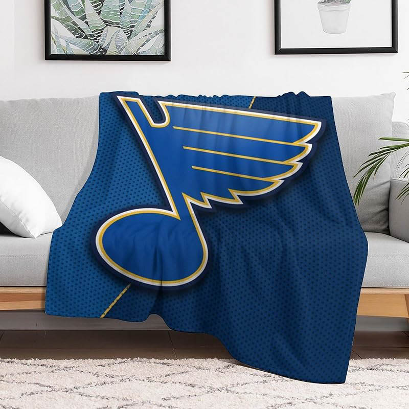 St Louis Blues Blanket Sherpa Blanket Throw Blanket Plush Blanket