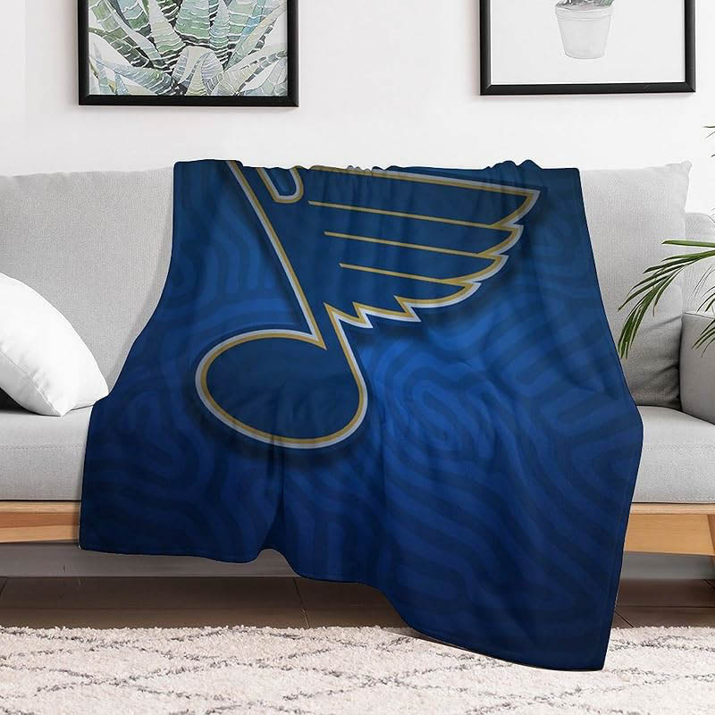 St Louis Blues Blanket Sherpa Blankets Throw Blanket Plush Blankets