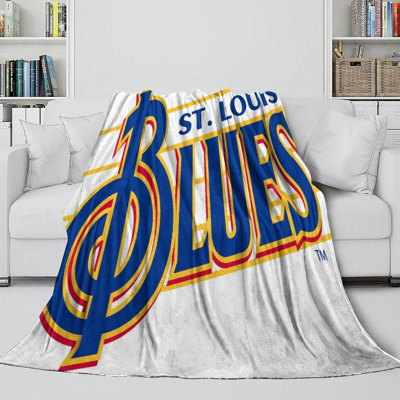 St Louis Blues Blanket Sherpa Blankets Throw Blankets Plush Blanket