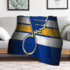 st louis blues blanket sherpa blankets throw blankets plush blankets v11