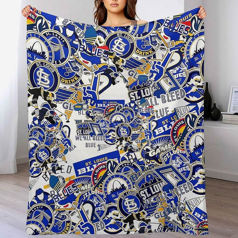 St Louis Blues Blankets Fleece Blankets Throw Blanket Plush Blanket