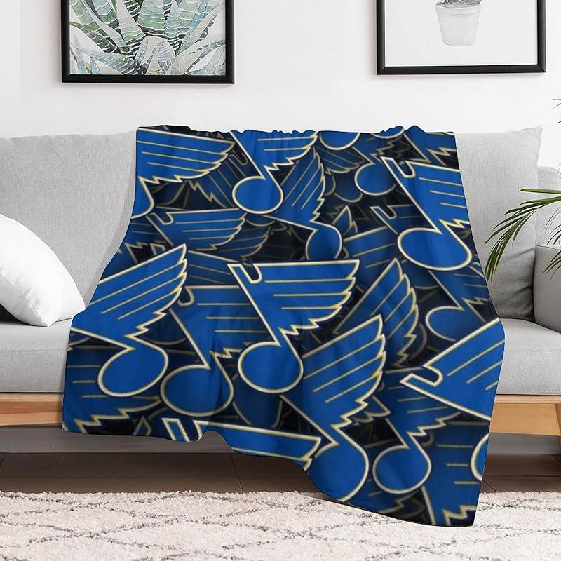 St Louis Blues Blankets Sherpa Blanket Throw Blanket Plush Blanket