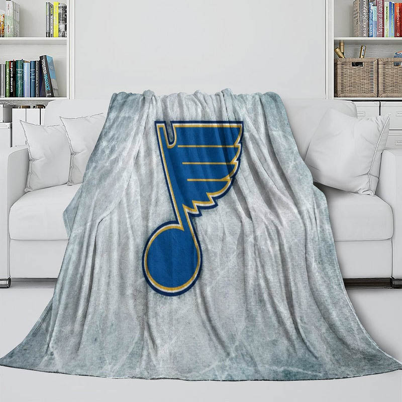 St Louis Blues Blankets Sherpa Blanket Throw Plush Blankets