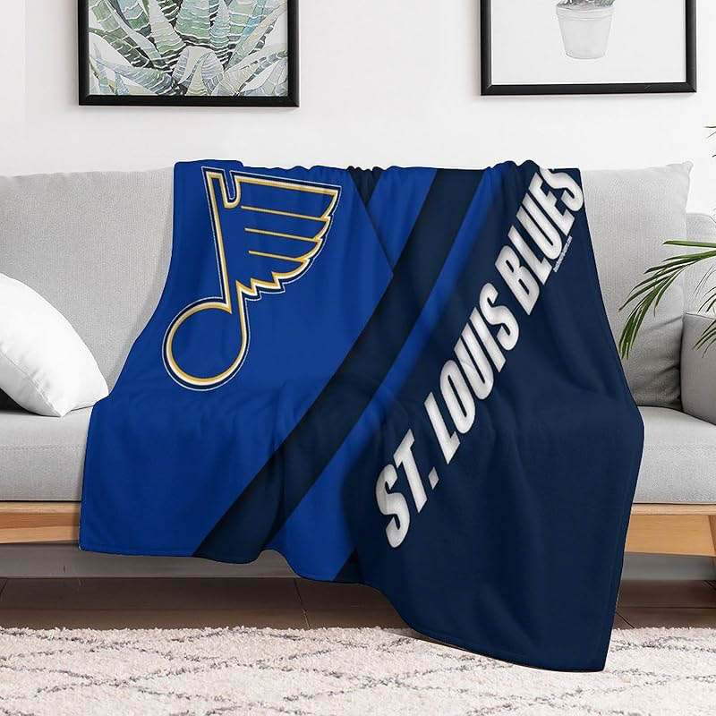 St Louis Blues Blankets Sherpa Blankets Throw Plush Blankets