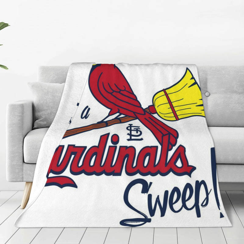 St Louis Cardinals Blanket Sherpa Blanket Throw Blanket Plush Blankets