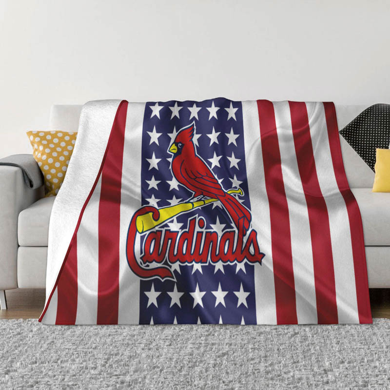 St Louis Cardinals Blanket Sherpa Blanket Throw Blanket Plush Blankets