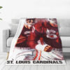 st louis cardinals blanket sherpa blanket throw blankets plush blanket v40