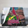 st louis cardinals blanket sherpa blanket throw plush blankets v2