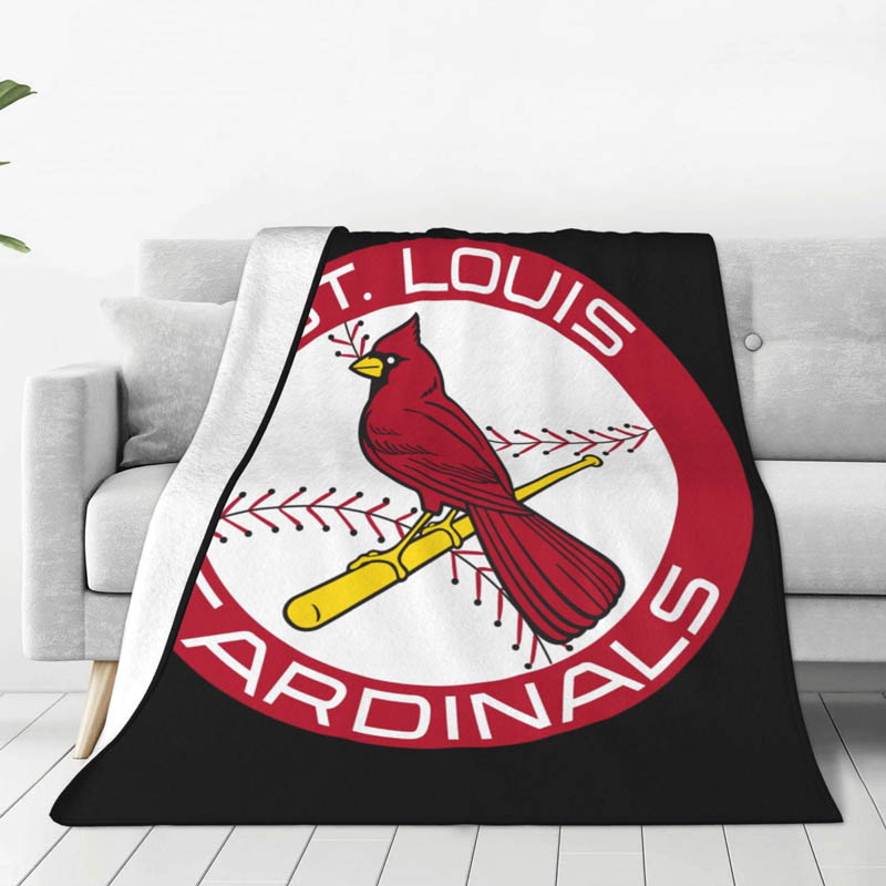 St Louis Cardinals Blanket Sherpa Blankets Throw Plush Blankets