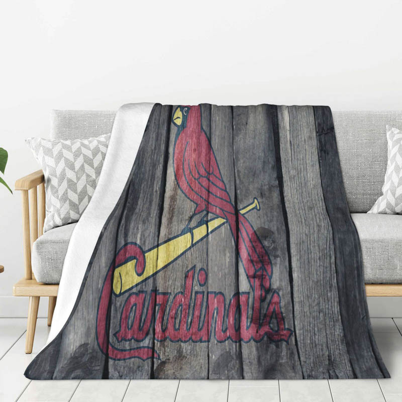 St Louis Cardinals Blankets Sherpa Blankets Throw Plush Blanket