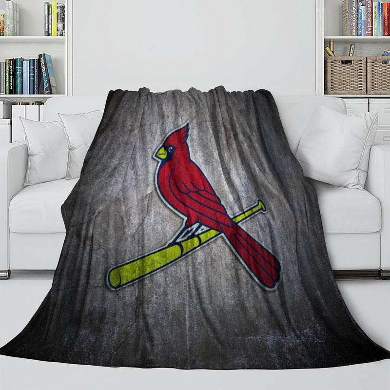 St Louis Cardinals Blankets Sherpa Blankets Throw Plush Blanket