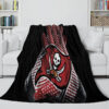 tampa bay buccaneers blanket sherpa blanket throw blankets plush blanket v11