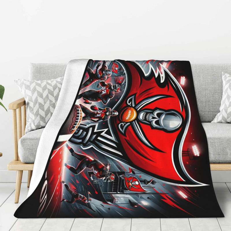 Tampa Bay Buccaneers Blanket Sherpa Blankets Throw Blankets Plush Blankets