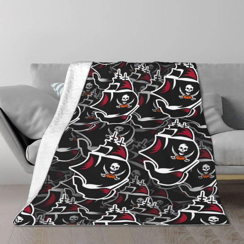 Tampa Bay Buccaneers Blanket Sherpa Blankets Throw Plush Blanket