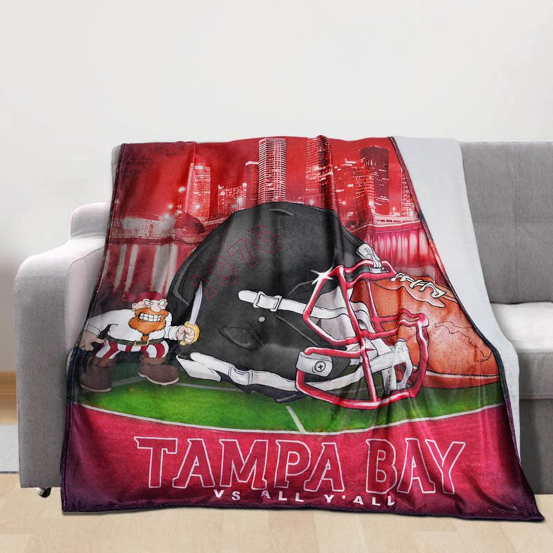 Tampa Bay Buccaneers Blankets Sherpa Blankets Throw Blanket Plush Blankets